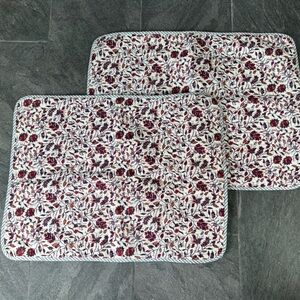 Rachel Zoe Set of 2 Pillow Cases Shams Floral Cottagecore Shabby Chic